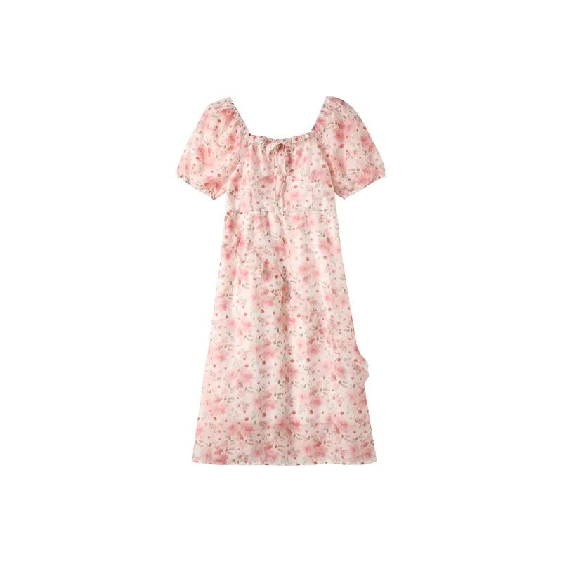 ZCDECO Short Sleeved Dress Women's Pink-0