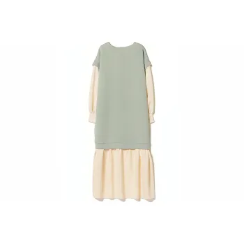 Beams Long Sleeved Dresses Women's Green