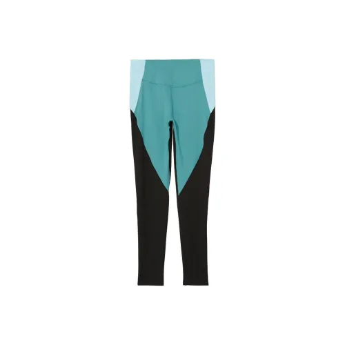 Victoria's Secret VS Sport Leggings Women's Black Blue Patchwork