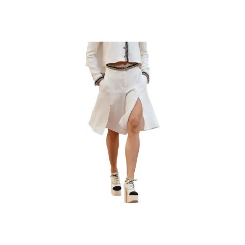 CHANEL 25S Spring Summer Collection Casual Shorts Women's Ivory