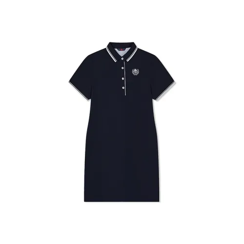 Kappa Short Sleeved Dress Women's Midnight Blue