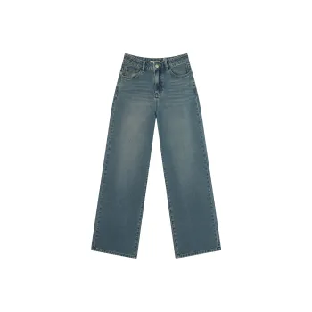 DIALOGUE Jeans Women's Washed Denim Blue