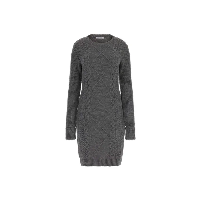 GUESS Long Sleeved Dresses Women's Gray-0