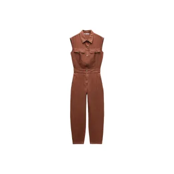 ZARA Jumpsuits Women's Brown