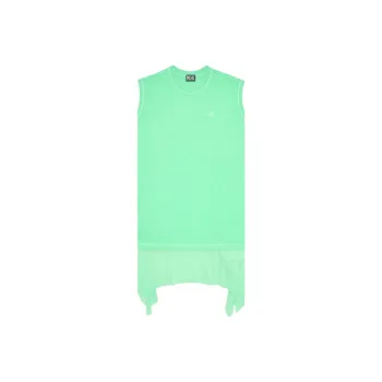 DIESEL Sleeveless Dresses Women's Neon Green