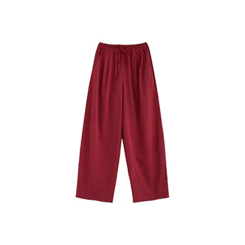 EOEI Casual Pants Women's Red