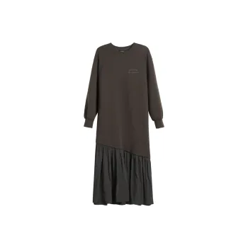 Olrain Long Sleeved Dresses Women's Carbon Gray