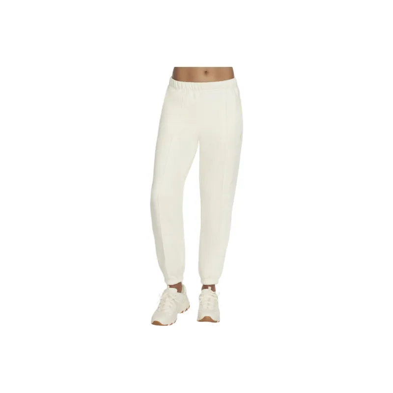 Skechers Skech-Sweats Delight Jogger Knitted Sports Pants Women's Ecru-0