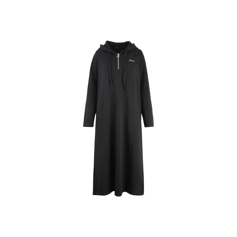 BASIC HOUSE Long-Sleeved Dresses Women's Black-0