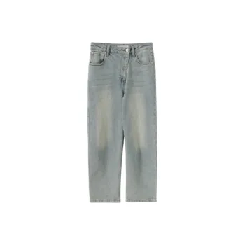YUMOMO STAR Jeans Women's Vintage Denim Blue