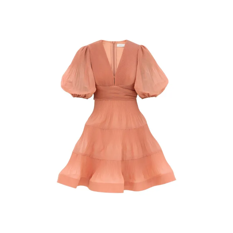 Zimmermann Pleated Mini Dress-0