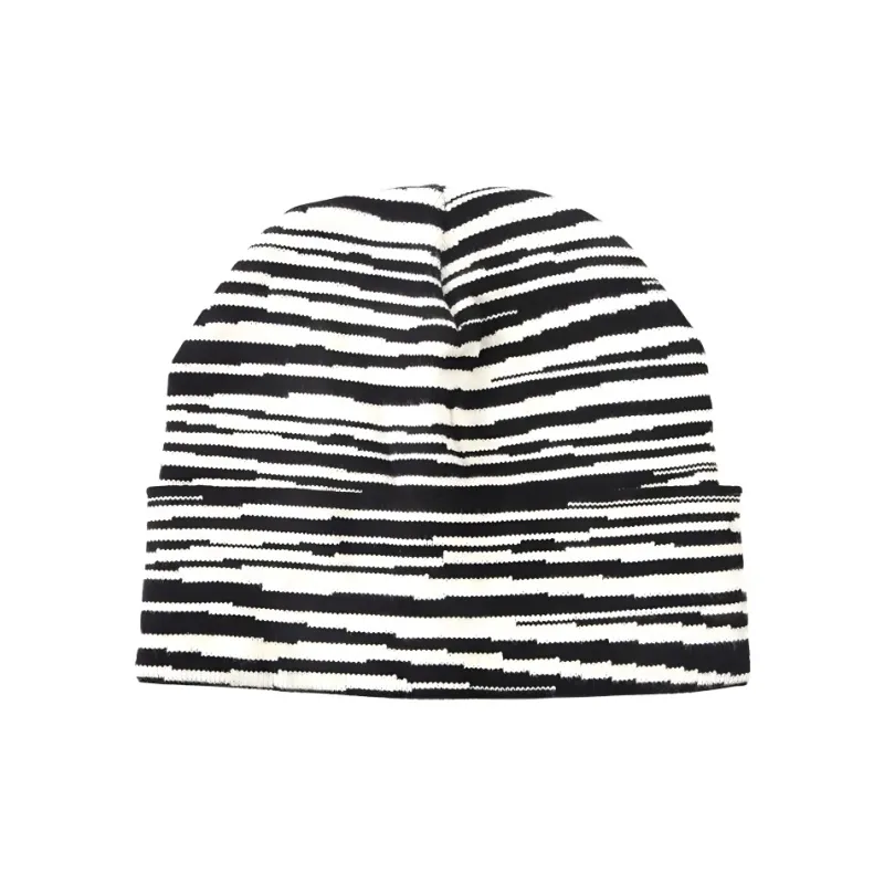 BAIJUAN Beanies Unisex Black/White-2