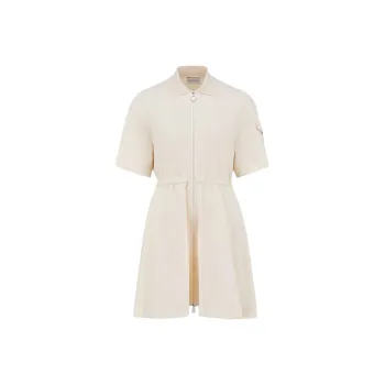 Moncler Logo Patch Two Way Zipped Dress