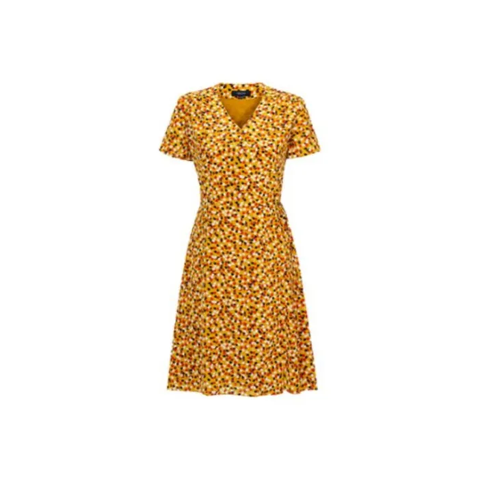 HAZZYS Short-Sleeved Dresses Women's Yellow-0
