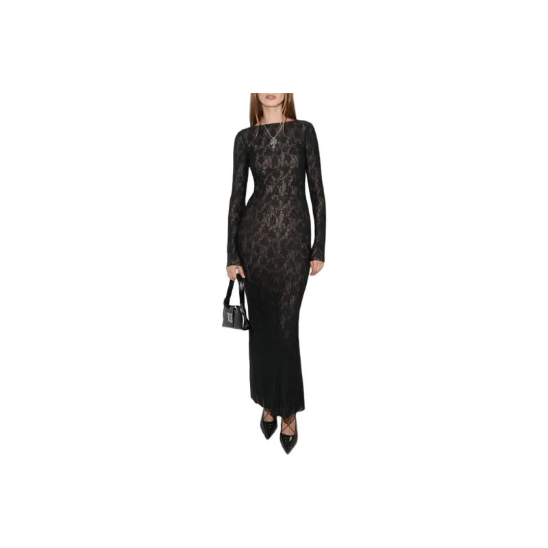 Misbhv Long Sleeved Dress Women's Black-0