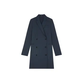 THEORY Long-Sleeved Dresses Women's Blue Gray