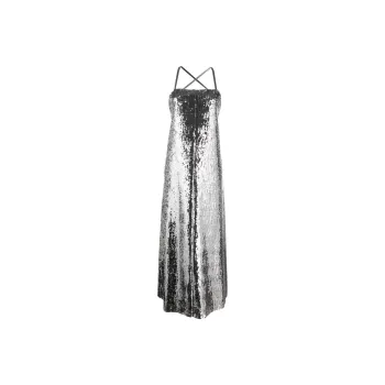 JUNYA WATANABE Metallic effect Sequinned Maxi Dress