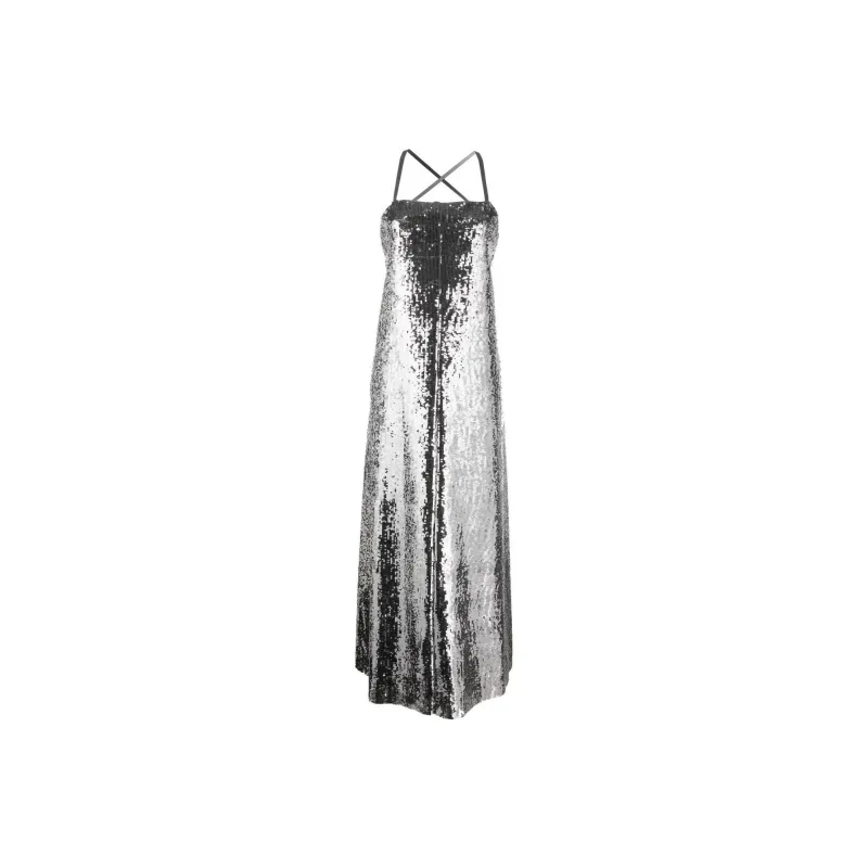 JUNYA WATANABE Metallic effect Sequinned Maxi Dress-0