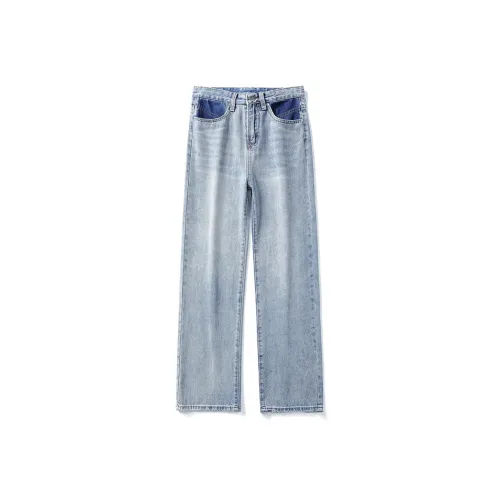 FHMY Jeans Women's Vintage Blue