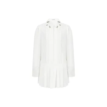 HERLIAN Long-Sleeved Dresses Women's White