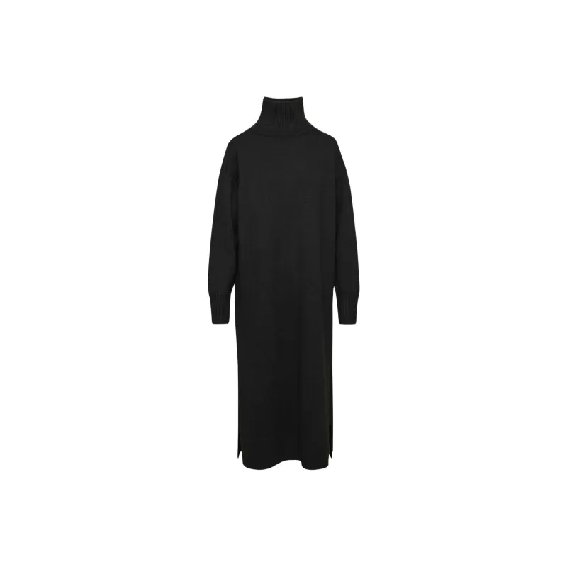 ARITZIA FW24 Babaton Nestor Merino Wool Dress Long-Sleeved Dresses Women's BLACK/Black-0