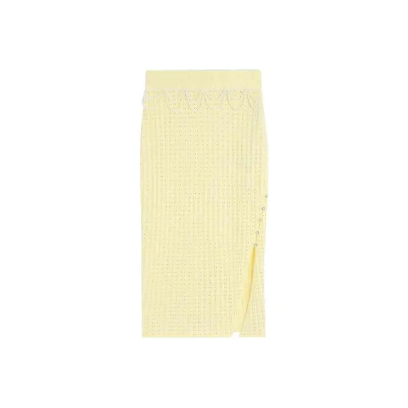 Bebe Knit Long Skirts Women's-1