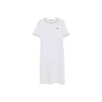 LACOSTE Trimmed Jersey Dress