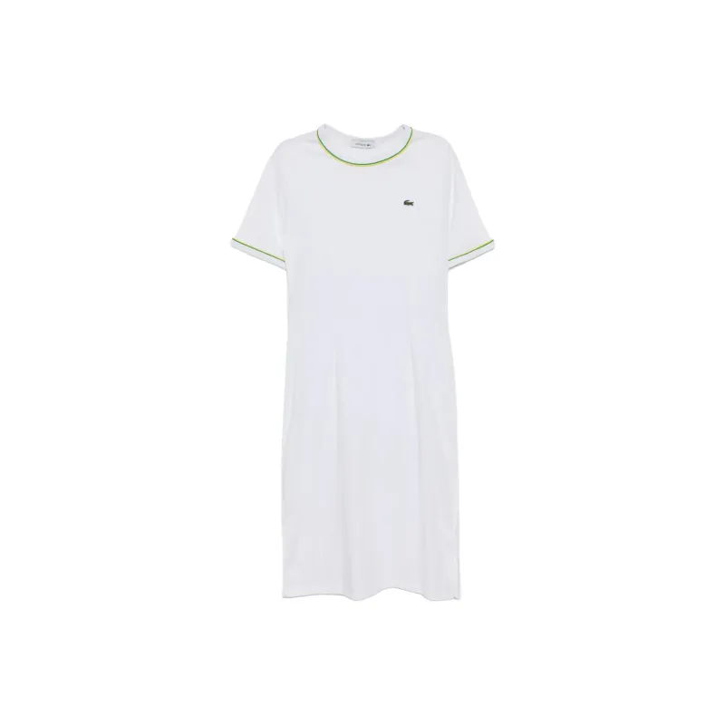 LACOSTE Trimmed Jersey Dress-0
