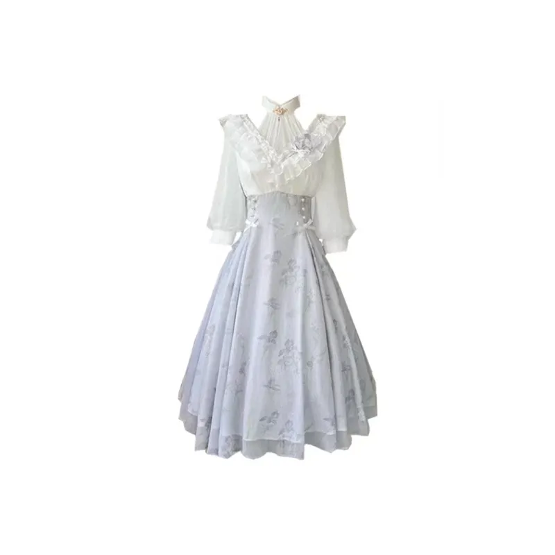 AFGGD Long Sleeved Dresses Women's Image Color-0