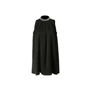 Udon House Sleeveless Dress Women's Black