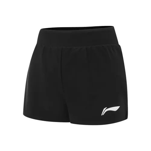 LiNing running White Collection Casual Shorts Women's Black