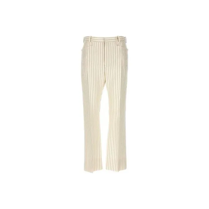 TOM FORD Pinstripe Straight Leg Pants-0