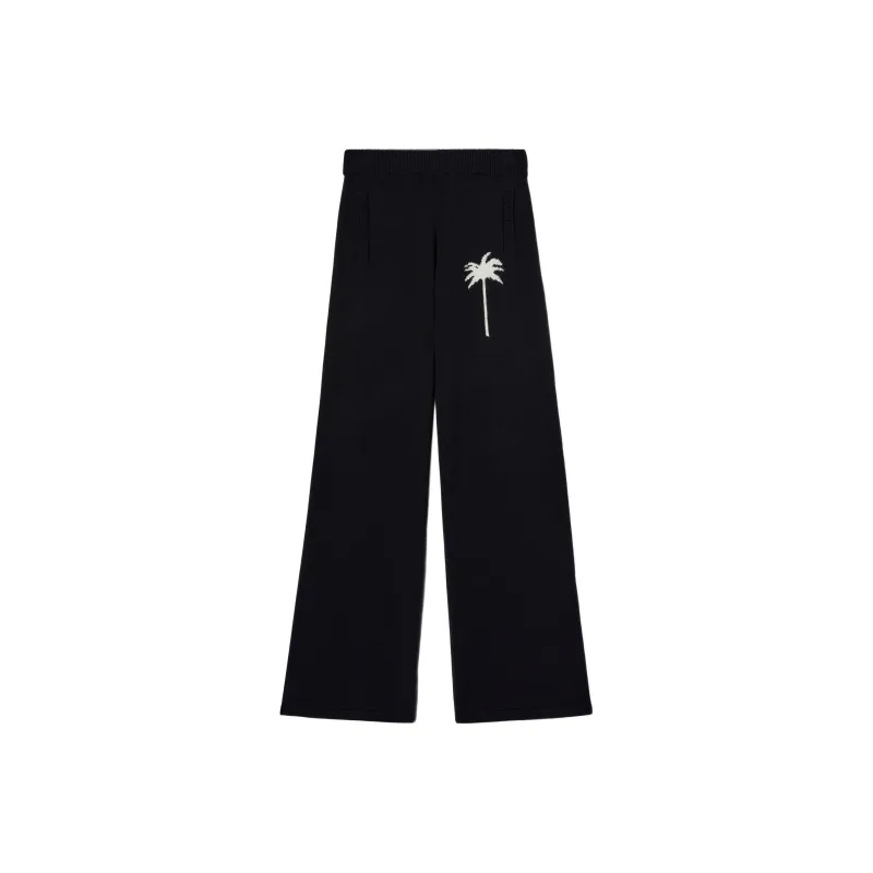 PALM ANGELS Palm Tree Knitted Trousers-0