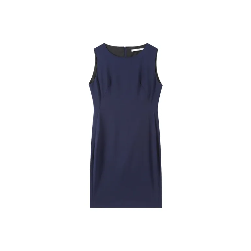 Romon Sleeveless Dress Women's Navy Blue-0