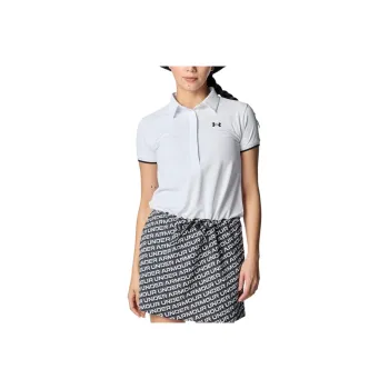 Under Armour Short Sleeved Dress Women's White/Castlerock/Black