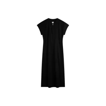 CALVIN KLEIN Short Sleeved Dresses Women's Space Black