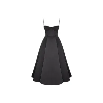 HOUSE OF CB MADEMOISELLE Slip Dress Women's BLACK/Black