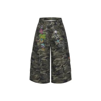 BETWEENAND Cargo Pants Women's Camouflage