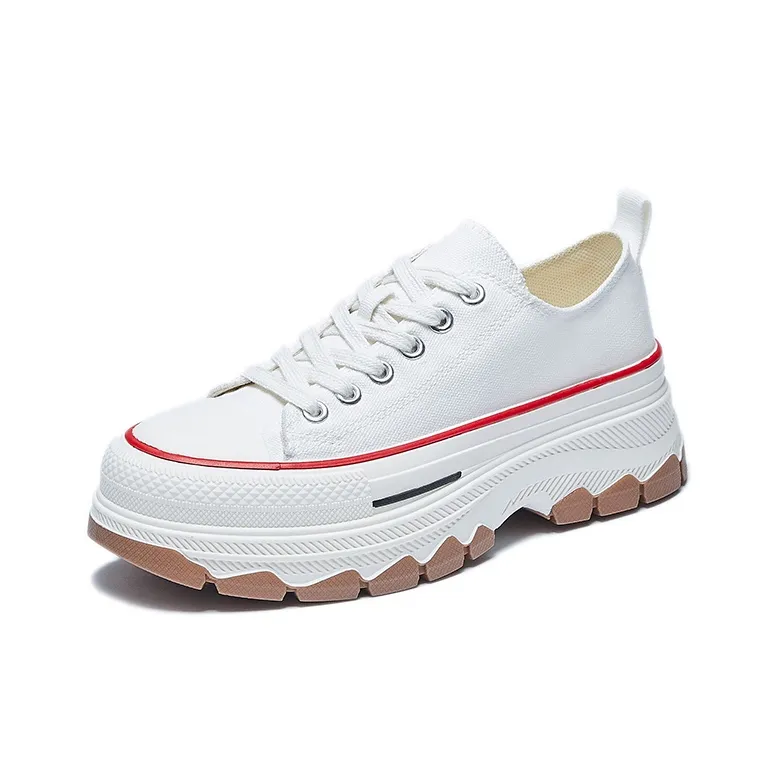 MEXICAN Slip Resistant, Abrasion Resistant, Coverage Height Increasing Low Top Canvas Shoes Women's-5
