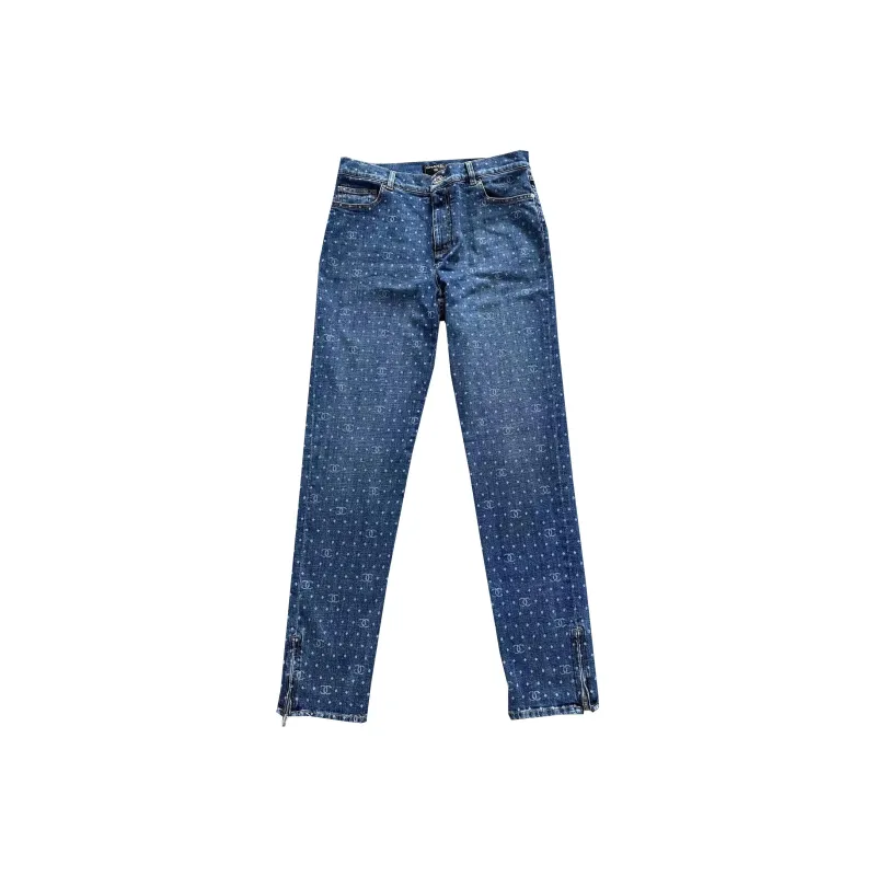 CHANEL Jeans Women's Denim Blue-0