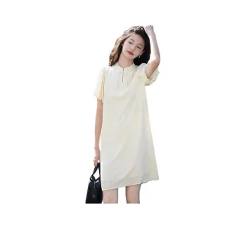 Demana Short Sleeved Dresses Women's Beige