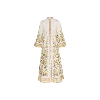 Zimmermann Buttoned Midi Dress