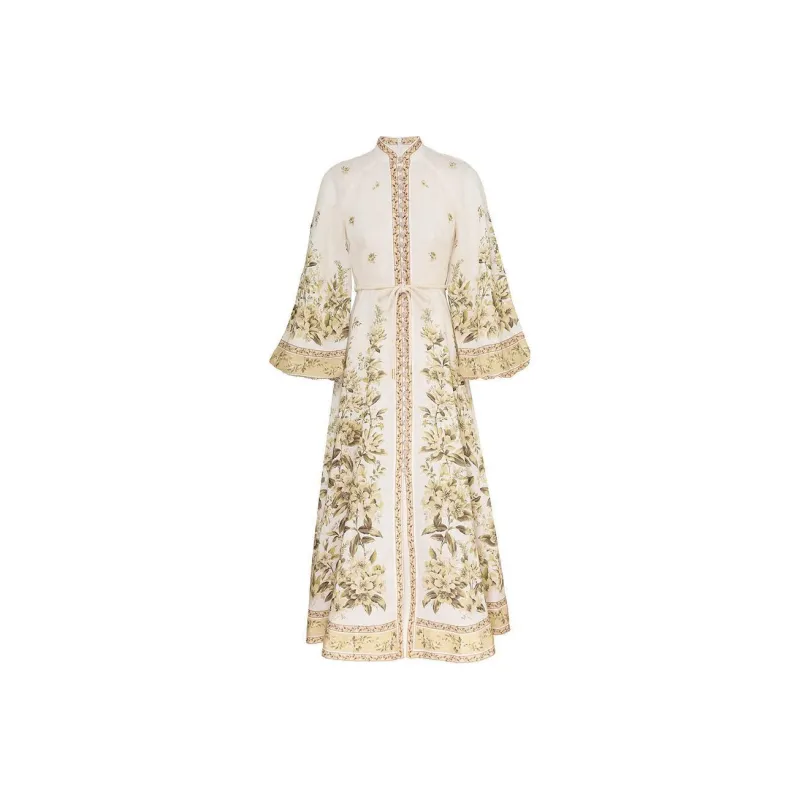 Zimmermann Buttoned Midi Dress-0