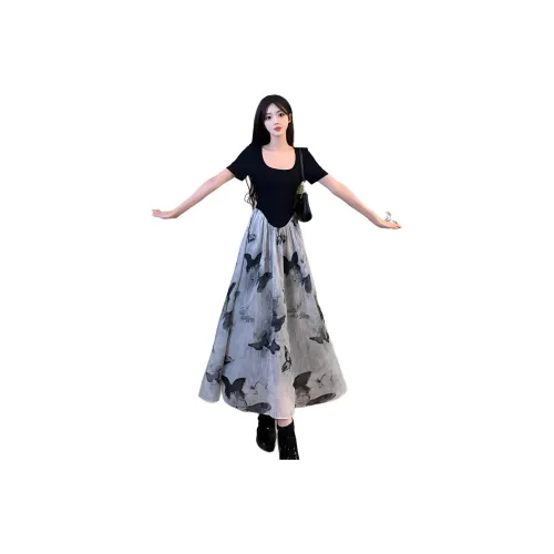 Pa33word Short Sleeved Dress Women's