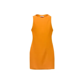 ZARA Sleeveless Dress Women's Stripes/Orange