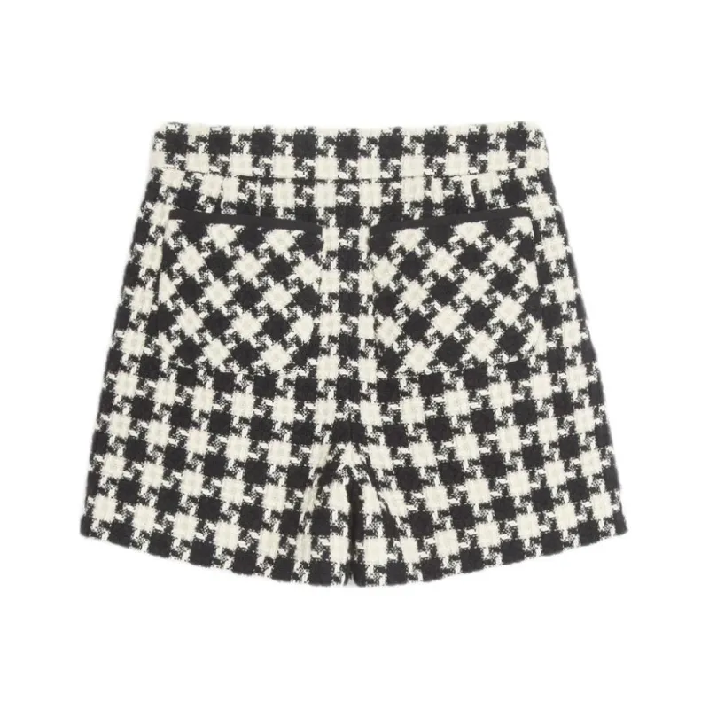 Valentino Damier Light High Waist Shorts-0