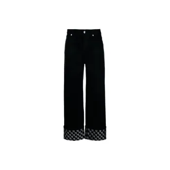 Alexander Wang Monogram Detailed Jeans
