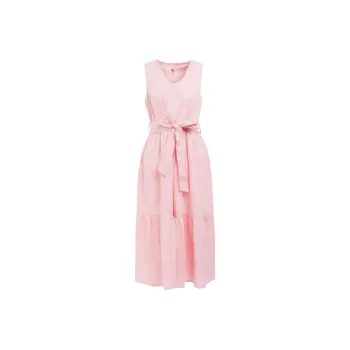 BARBOUR Azalea Midi Dress Sleeveless Dress Women's Pink
