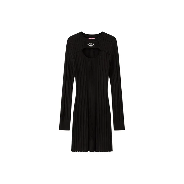 CHUU Long Sleeved Dresses Women's Black-0