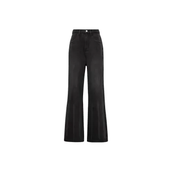 MEIYANG Jeans Women's Gray